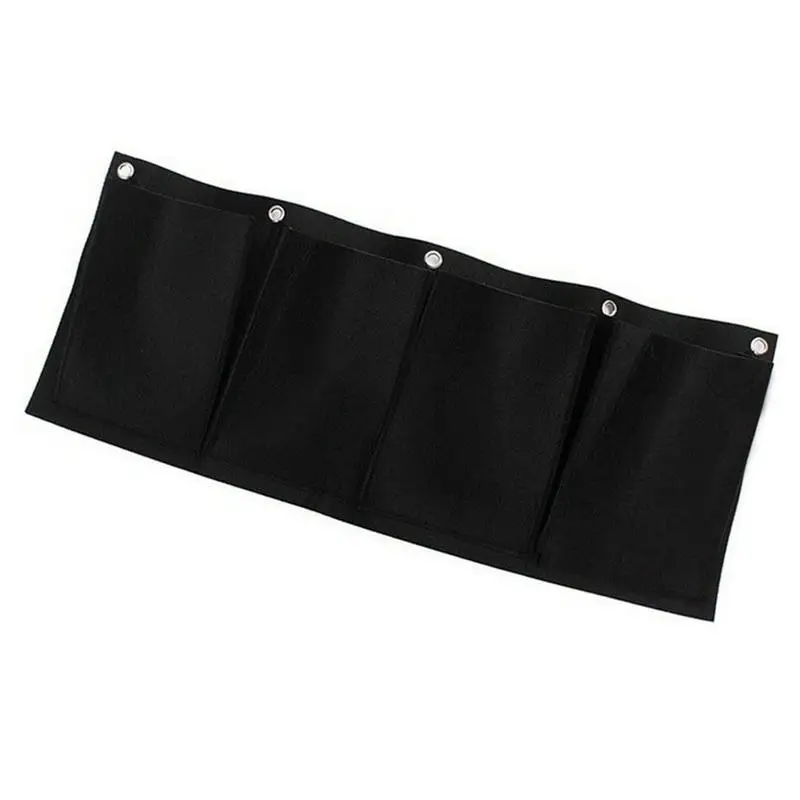 

Planting Beds Garden Grow Bags 4 Divided Breathable Planting Garden Grow Bags Felt Fabric Breathable Gardening Planter For