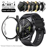 heouyiuo fashion tpu watch case for huawei watch gt 3 42mm 46mm 2 pro watch case cover
