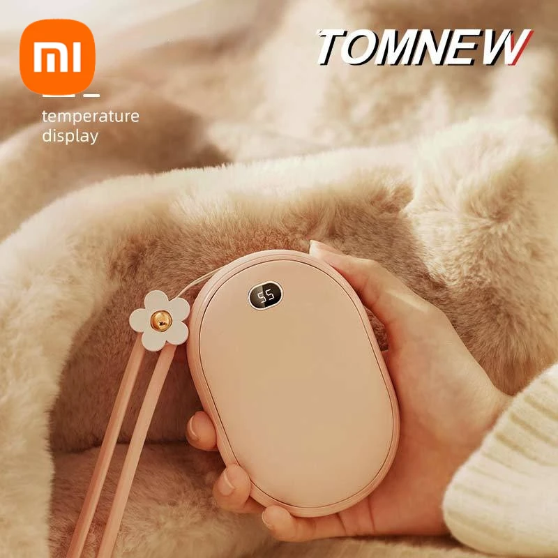 

Новинка Xiaomi Youpin грелка для рук 10000 мАч Большая Емкость Мобильная зарядка дисплей сокровищ температурная безопасность взрывозащищенный