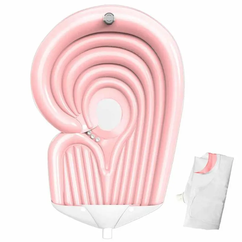 

Inflatable Rinse Basin Portable Hair Washing Sink For Self Washing Lightweight Inflatable Washing Station For Seniors Bedridden