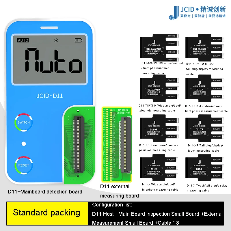 JCID D11 Multifunctional Digital Detector for Measuring PCB Short Circuit with JC Online Maintenance Diagram Phone Repair Tools