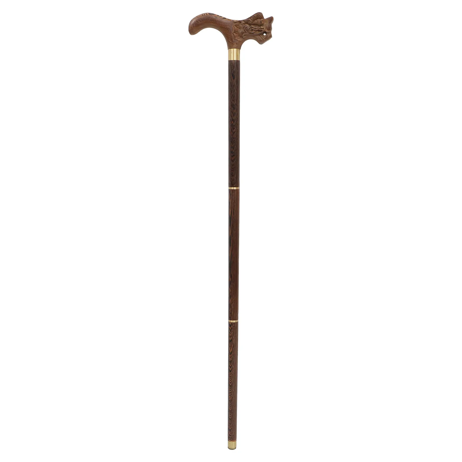 Wooden Walking Stick Detachable Walking Stick Elderly Walking Stick Portable Anti-Skid Walking Pole For Camping Outdoor