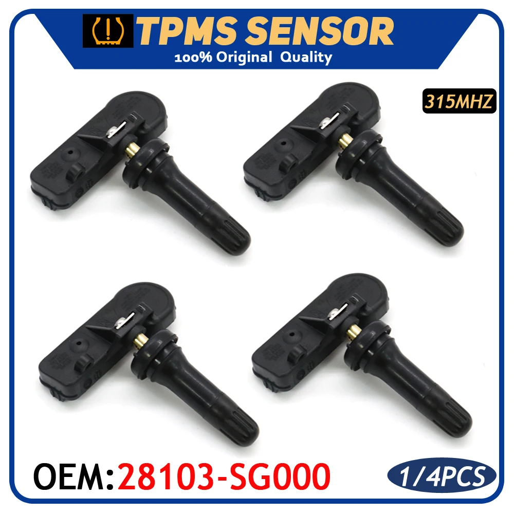 4 шт. датчик давления в шинах TPMS 28103-SG000 для Subaru WRX STI XV Crosstrek Legacy Outback Forester Impreza TRIBECA 2.0L