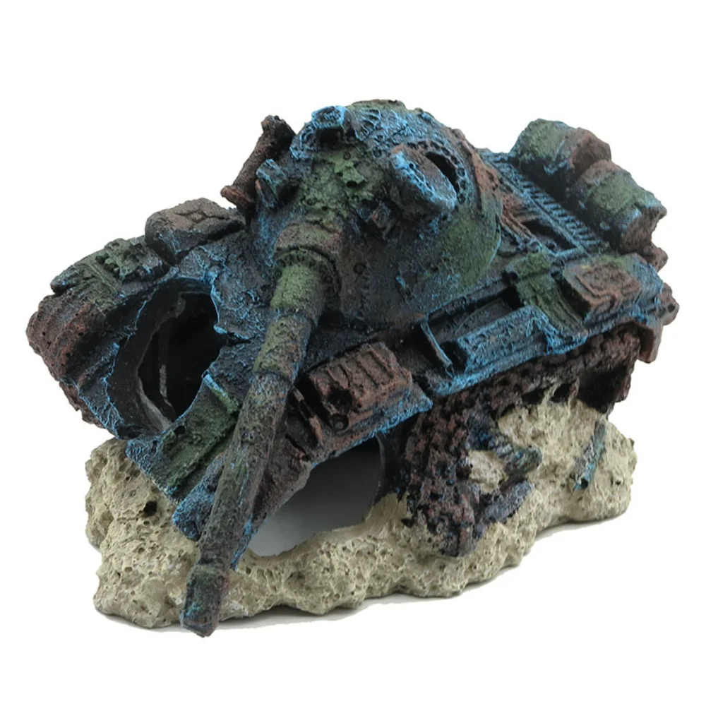 Имитация татуированного резервуара военное оборудование аквариум для рыб