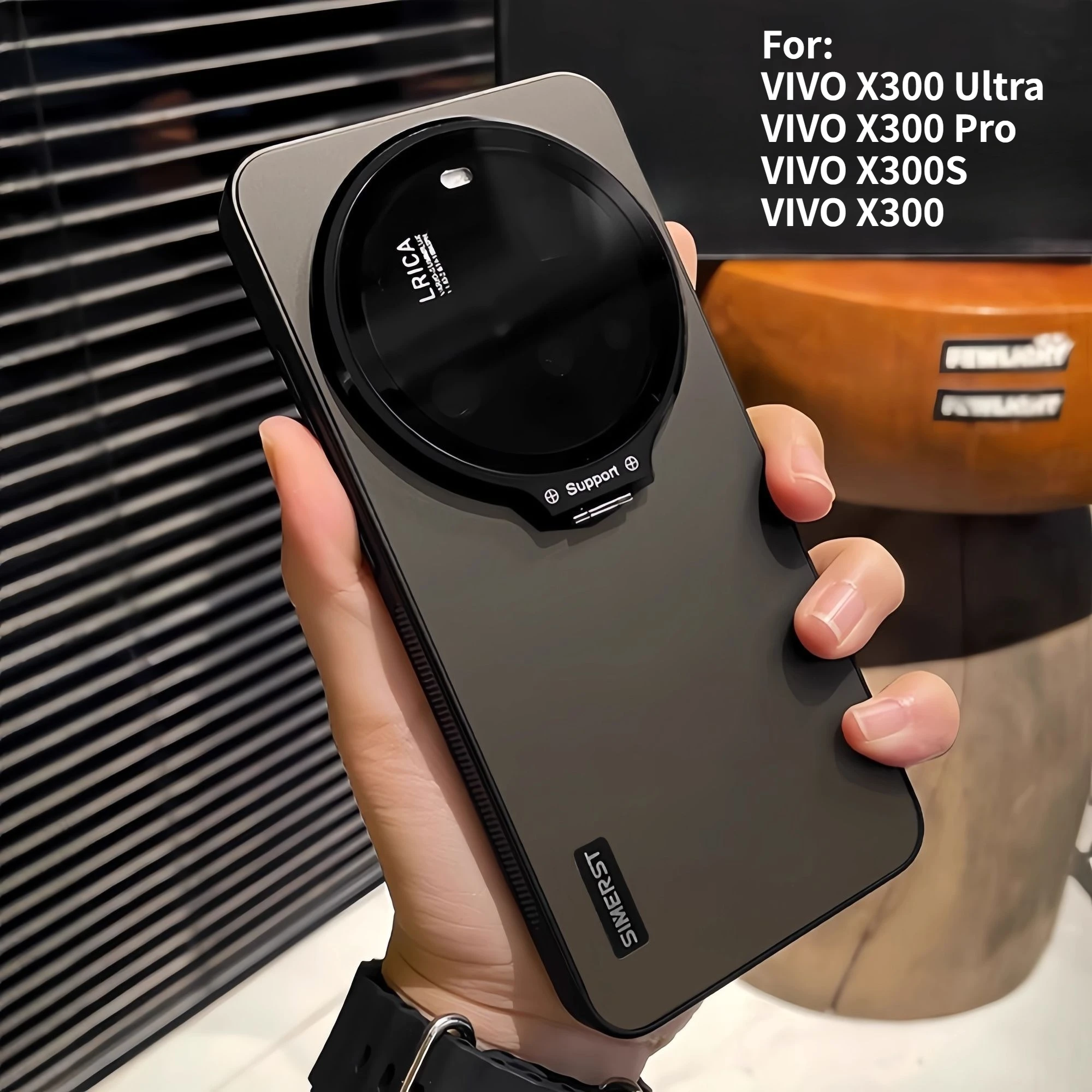 Фото Чехол для VIVO X300 Ultra X300 Pro, новый ультратонкий матовый чехол с полной защитой объектива, противоударный чехол для VIVO X300S, противоударный чехол №2