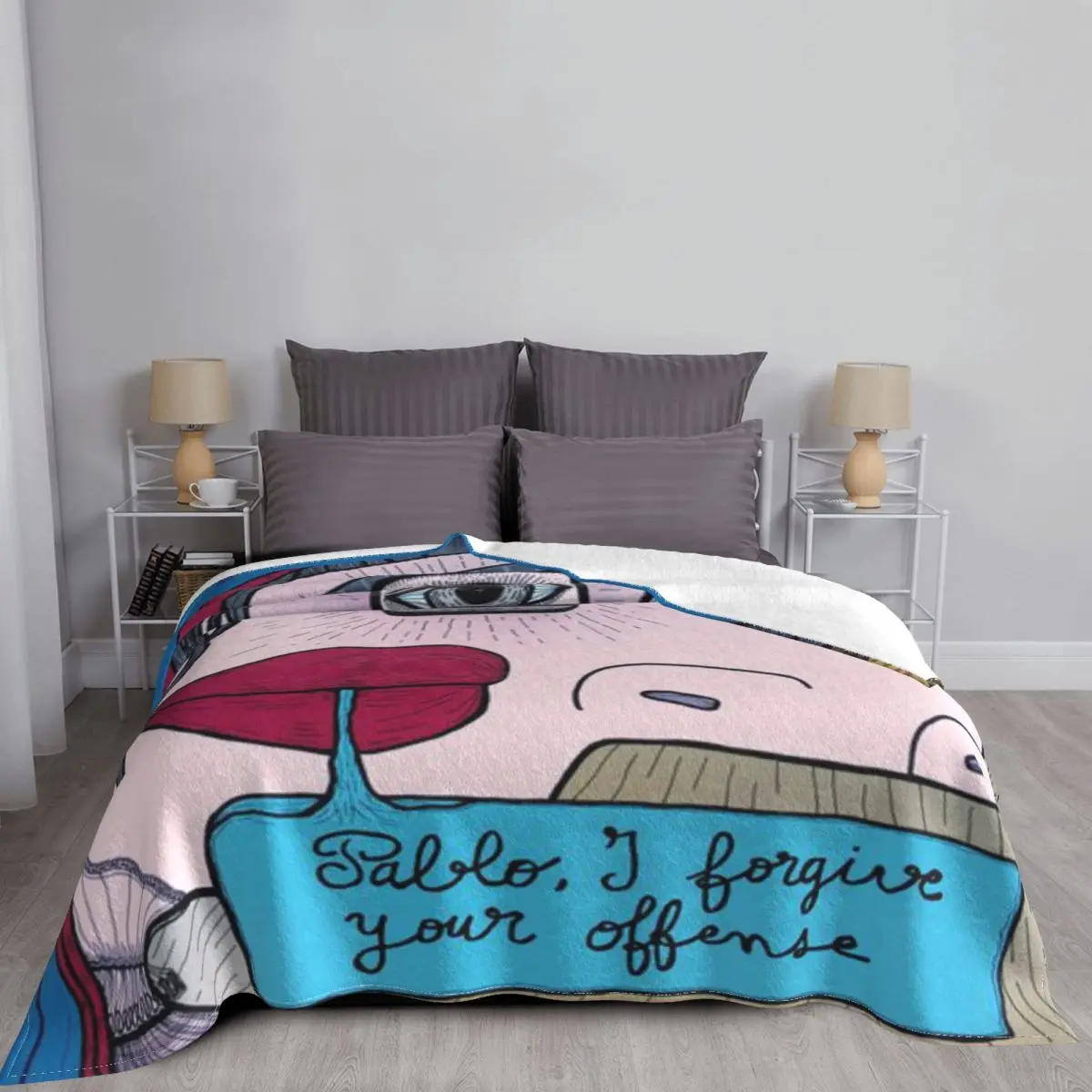 Pablo I Forgive Your Offens — ультрамягкое одеяло из микрофлиса