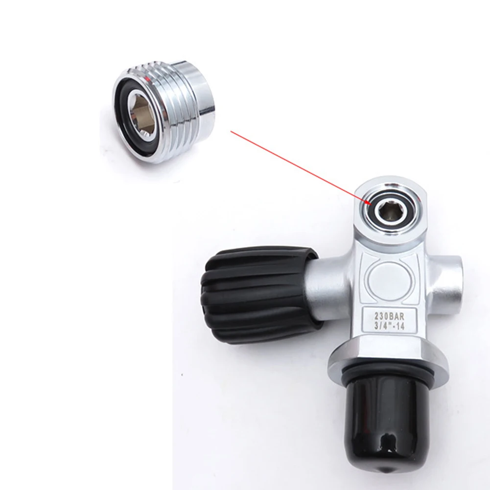 Винт с клапаном цилиндрический адаптер Спортивные товары/8-14 ID 5/16 хромированные