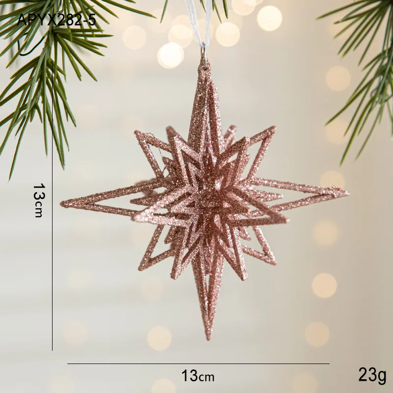 MOONBIFFY Рождественский кулон Снежинка