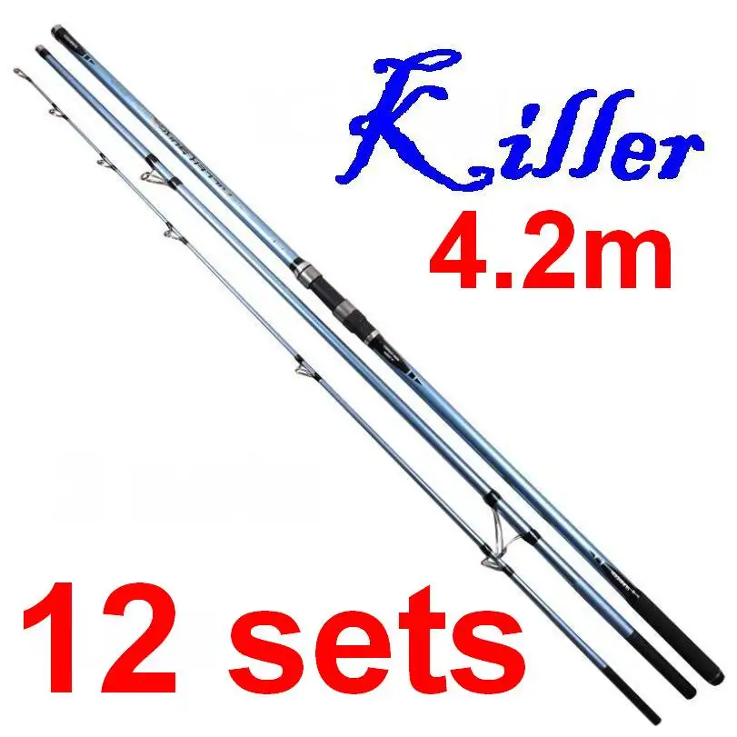 

Wholesale 24Kgs Goods 4.2m Carbonfiber SurfCasting Surf Casting Rod Bait 100-250g More Surfcasting Rods Will Be Added