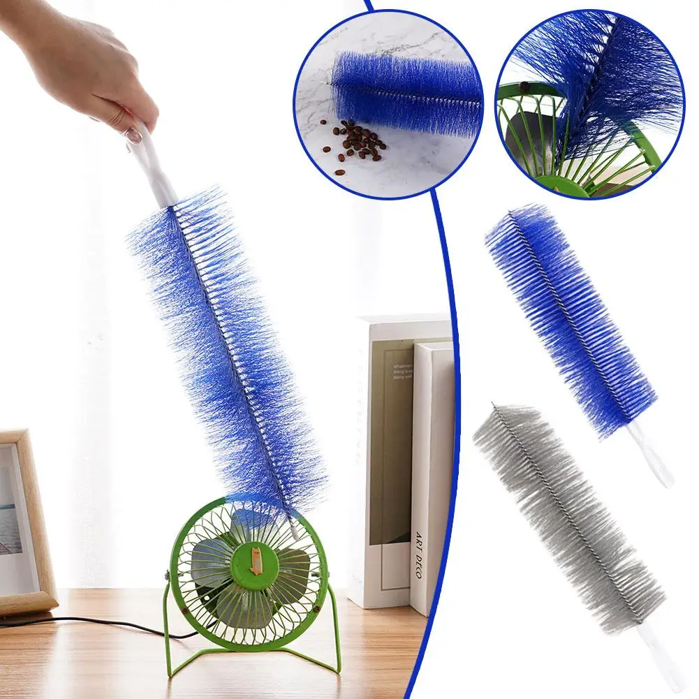 

Fan Dust Removal Brush Flexible Cleaning Brush For Electric Fan Sofa And Windows Long Handle And Soft Bristles Cleaning Too F2Z9