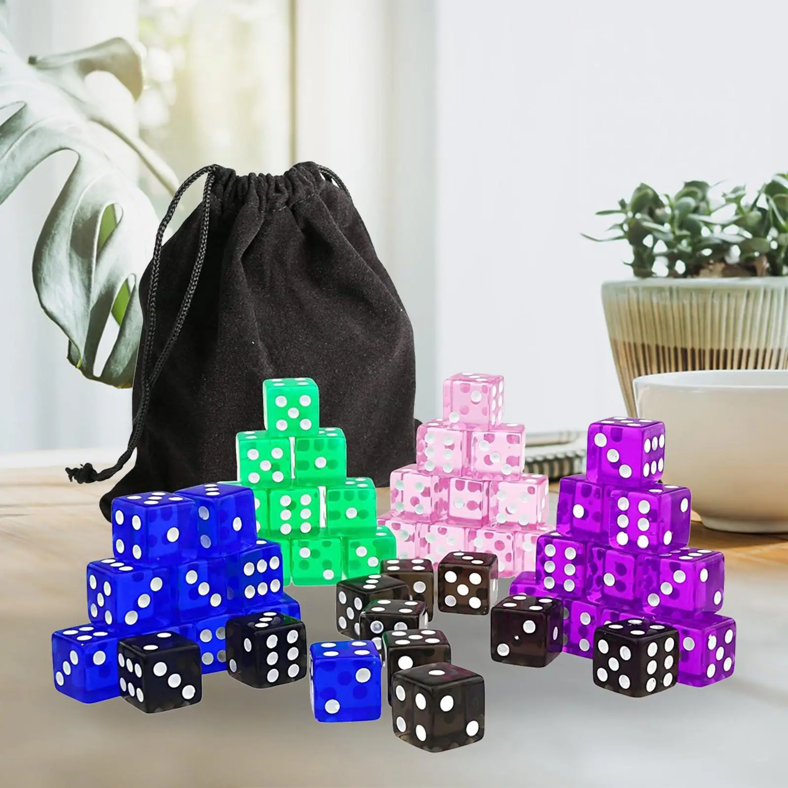 

6-сторонние кубики, Цветные Кубики, учебные пособия по математическому подсчету, искусственные предметы