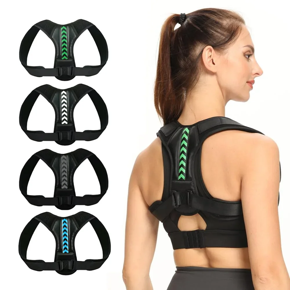 

Neck Upper Back Reshape Your Office Posture Adjustable Back Sport Home Corrector Brace Body Shoulder Belt Clavicle Support Spine