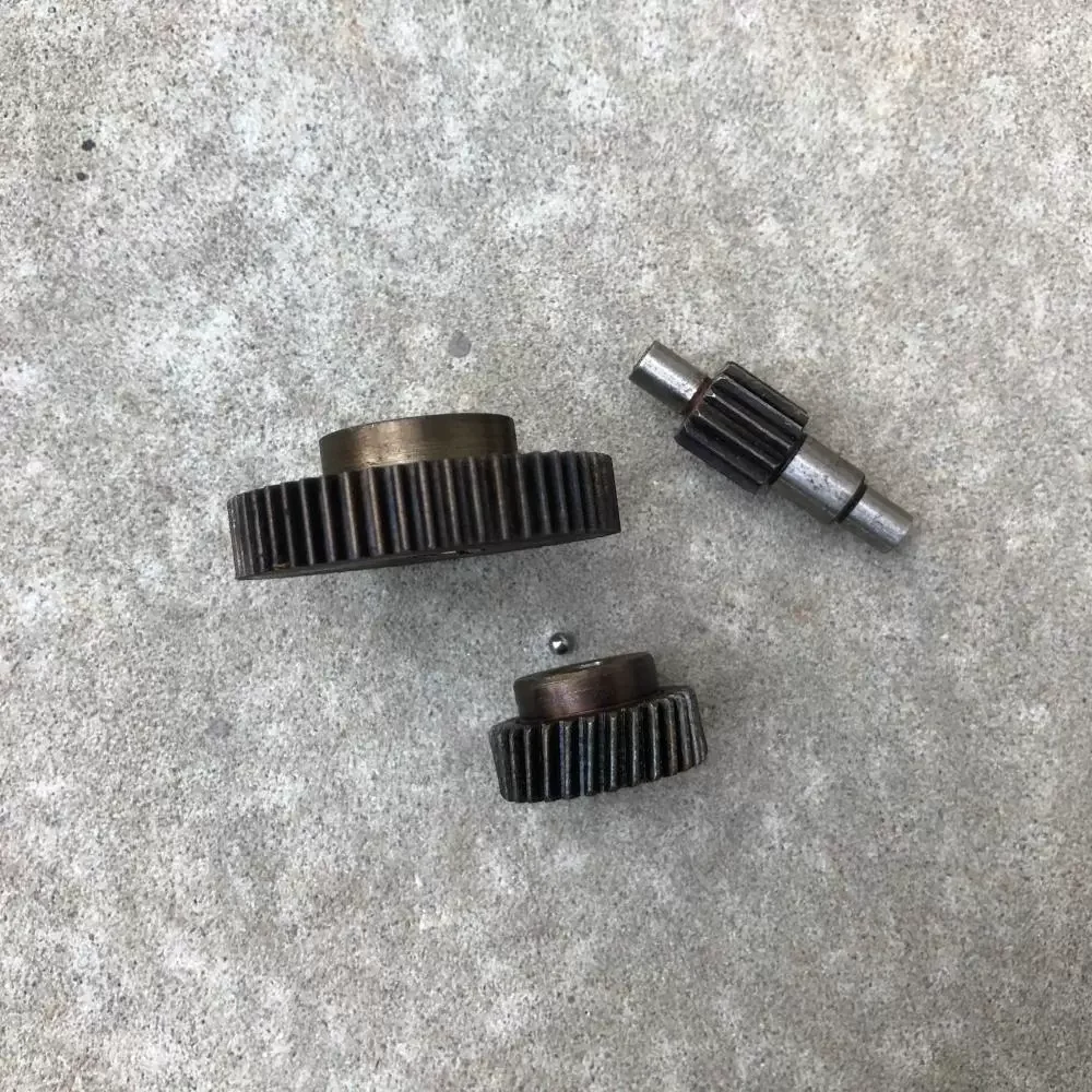 Фото Комплект шестерен для электродрели J1Z-SD04-10A, редукторный набор 04-10 с шестернями 13T/30T/54T, запасная часть №3