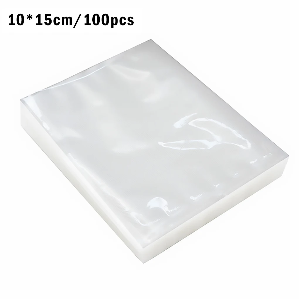 

100pcs Vacuum Bags Food Vegetable Fruits Vacuum Sealing Transparent Pouch Sealer Machine Accessory 25x30cm