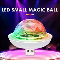 brand new stage light usb music audio party dj bulb rgb mini universal