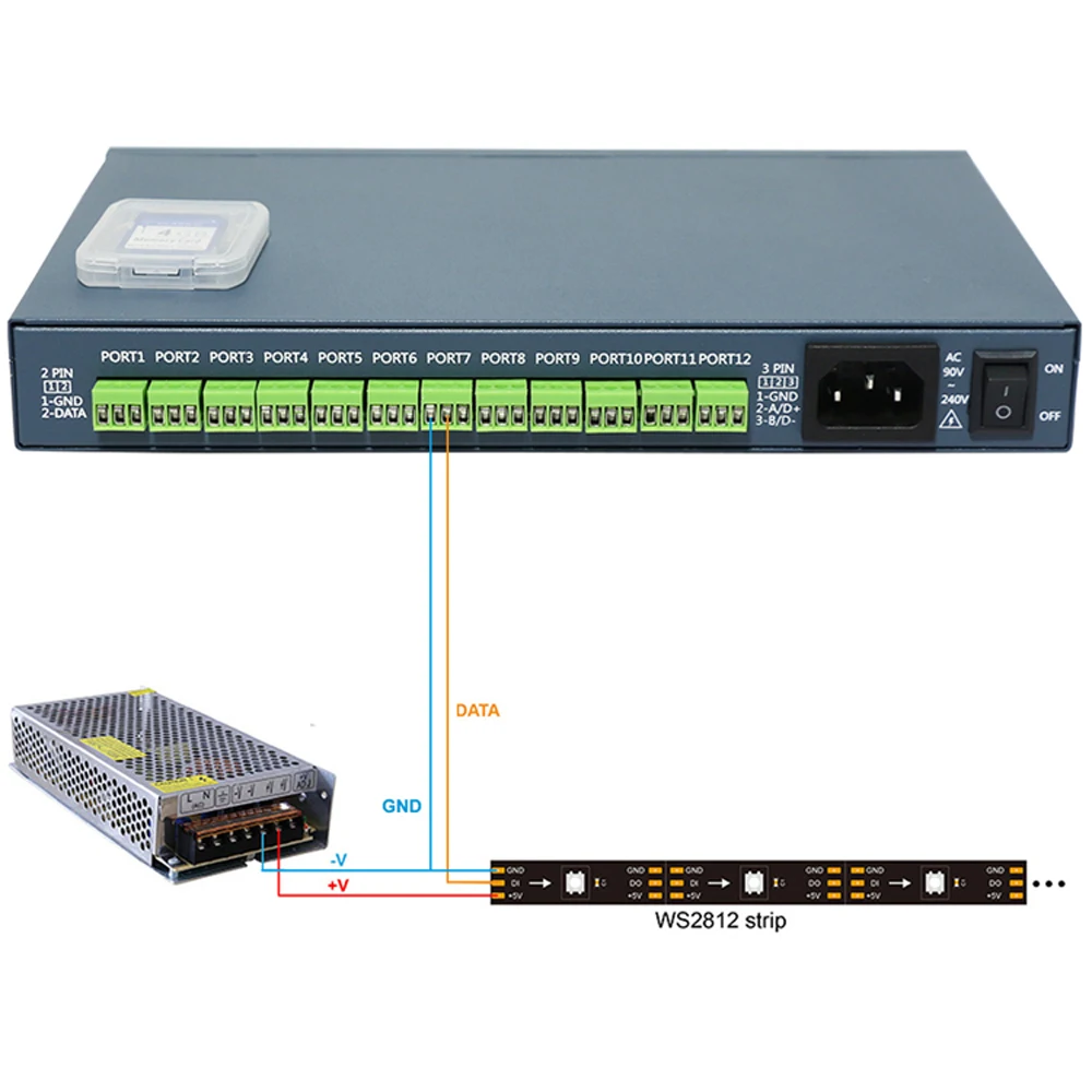 Artnet Madrix Resolume Pixel Контроллер светодиодной ленты