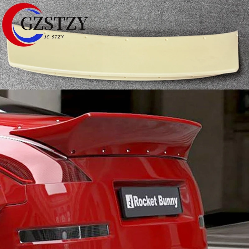 Для 2003-2008 Nissan 350Z Fairlady Z34 | Спойлер из АБС-пластика в стиле ракетки Банни с крышкой
