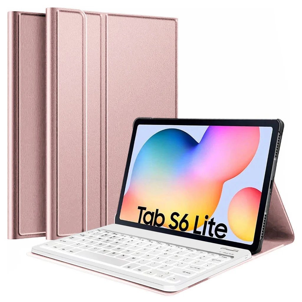 

New Touch Pad Keyboard Case For Samsung Galaxy Tab S6 Lite Sm P610 P615 10.4stand Leather Cover With Wireless Mousepad