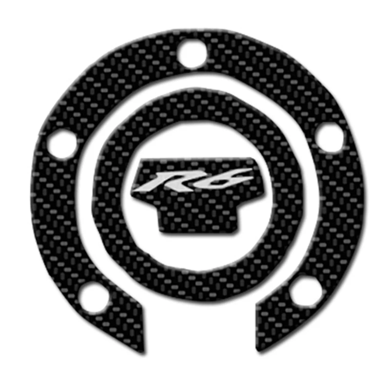 Наклейка на бак мотоцикла для Yamaha YZF R6 600 2006-2016 крышка бензобак тройной зажим