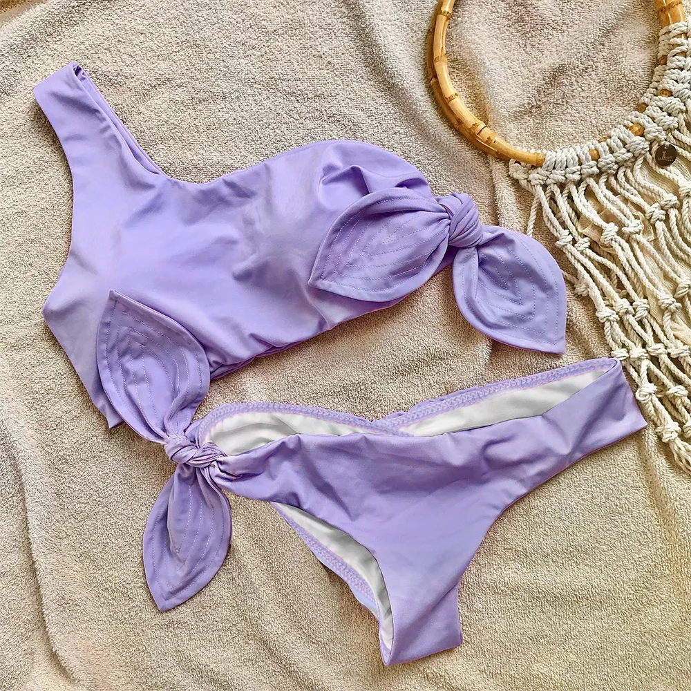 

Bikini Women Swimwear Push Up Swimsuit One Shoulder Print Brazilian Bikini Set Biquini Bathing Suit Beach Swimming Suit