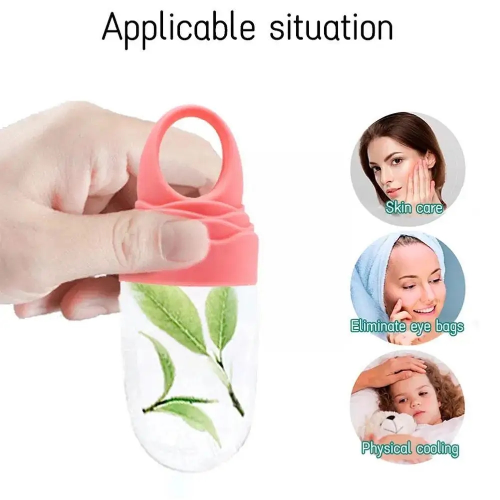 

Silicone Ice Face Roller De-puffing Face Massage Contour Ice Mask For Face Eye Bags Ice Grid Shrink Pores H0C5
