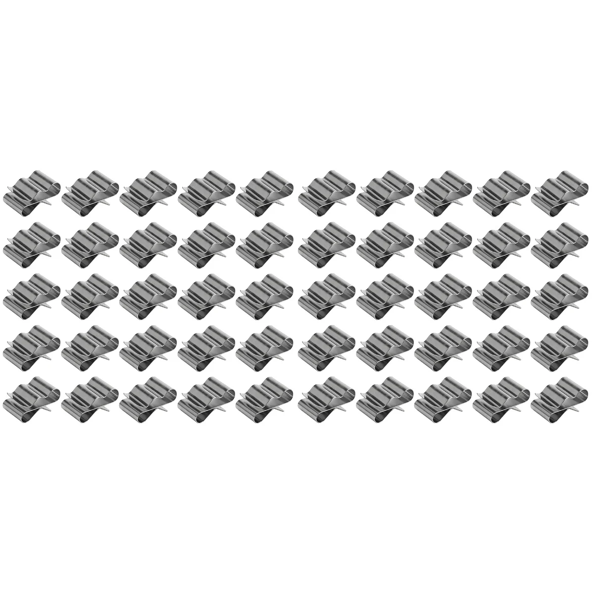 

100 pcs Trailer Wiring Clips Photovoltaic Cable Clips Stainless Cable Clamps
