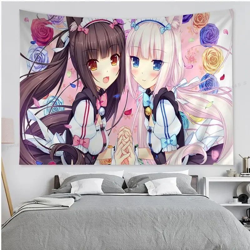 

NEKOPARA гобелен 100x150см