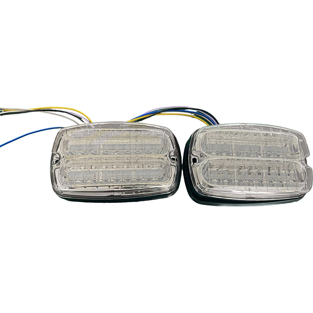 Фото Светодиодный стробоскоп Jinzheng M18 6x4 дюйма, двухцветный, 12VDC/24VDC, с сертификатом CE, новый, для скорой помощи, квадроциклов и грузовиков, в наличии. №4