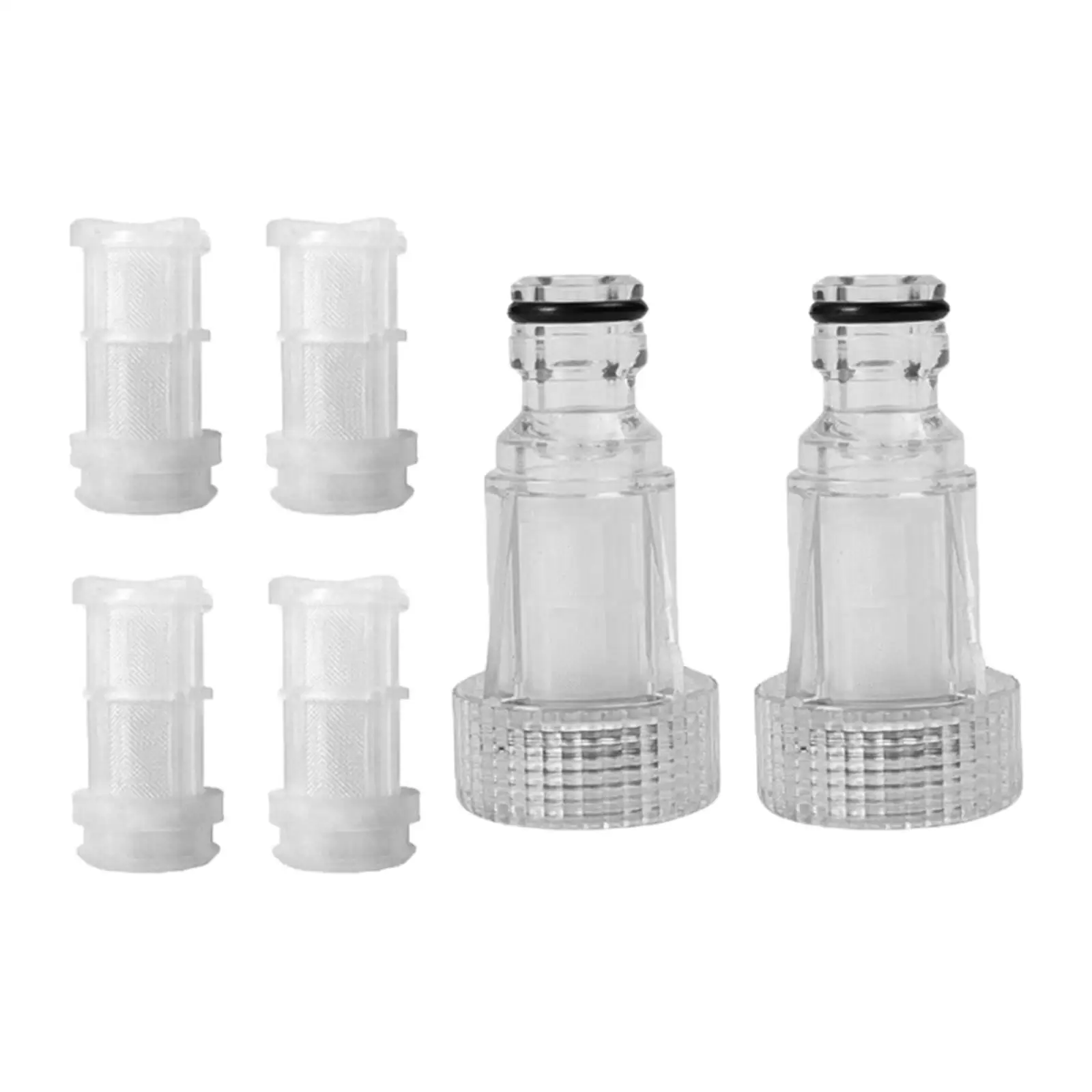 

6x Water Connector Filter Hose Pipe Fitting Nozzle Pressure Washer Filters Nets for K2-K7 Series High Pressure Washers Accs