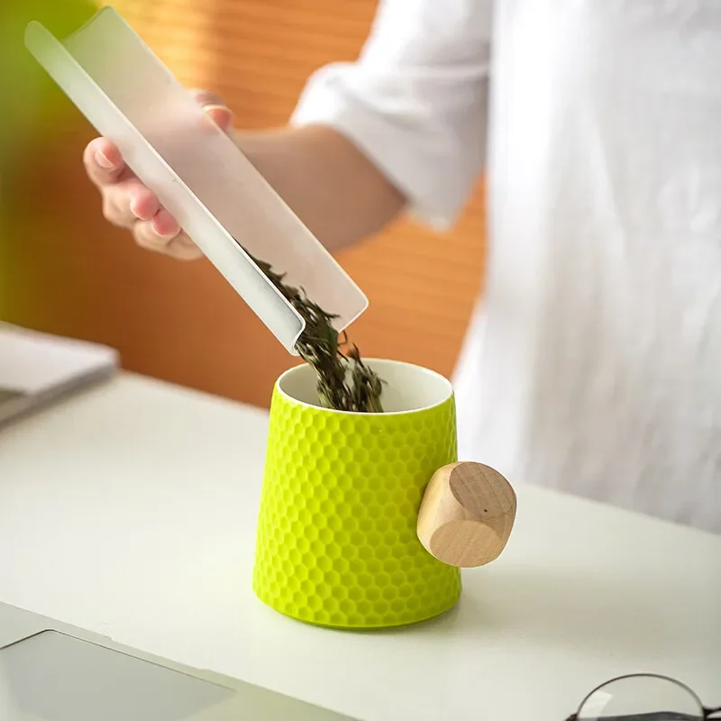 Креативная Сотовая Керамическая Кружка 350 Мл Красочный Праздничный Подарок