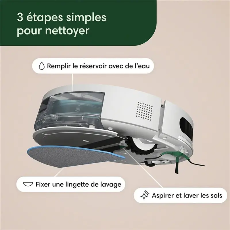 Фото Набор аксессуаров ABGG-2 для робота-пылесоса Irobot Roomba Combo Essential Y0112, мощные аксессуары для робота-пылесоса. №4