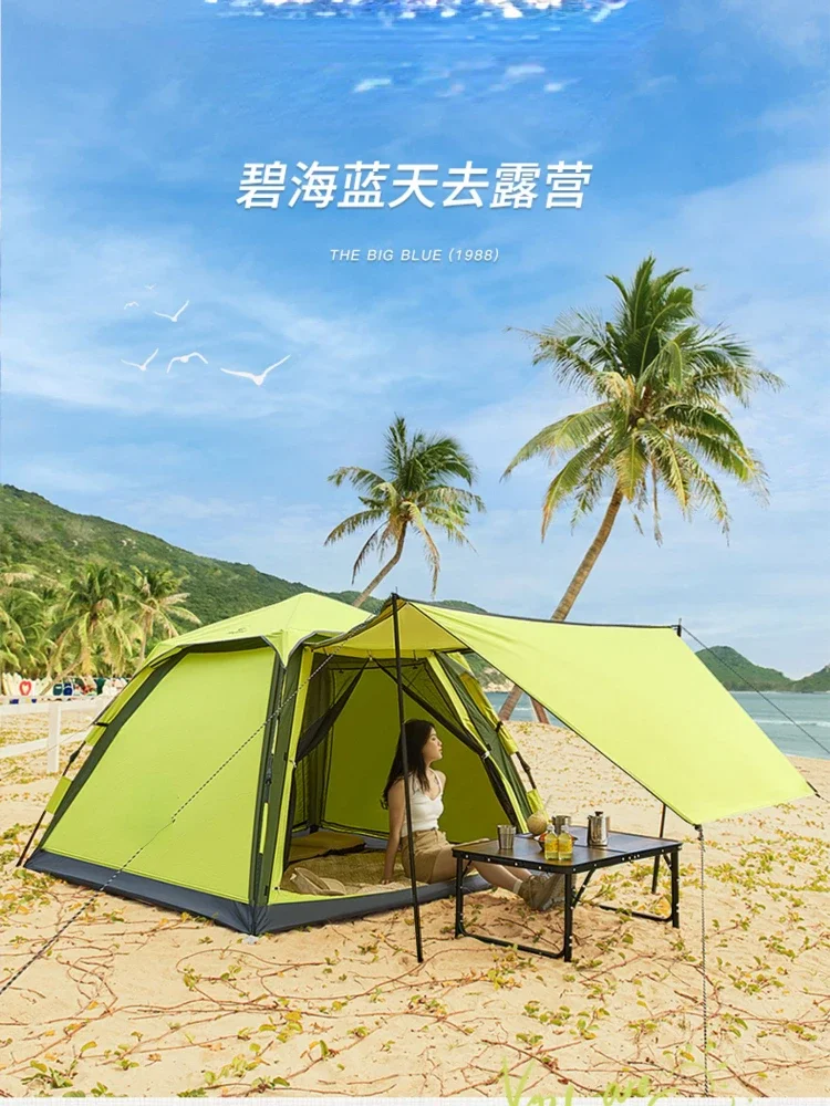 Палатка на 3-4 человек портативное складное автоматическое оборудование для