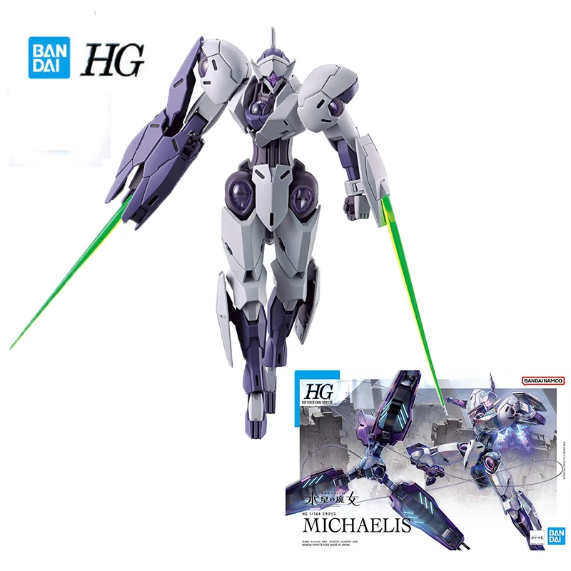 

Bandai Gundam Assembly Model Garage Kit HG 1/144 TWFM The Witch From Mercury Demon Judge Action Toys for Boys Collection