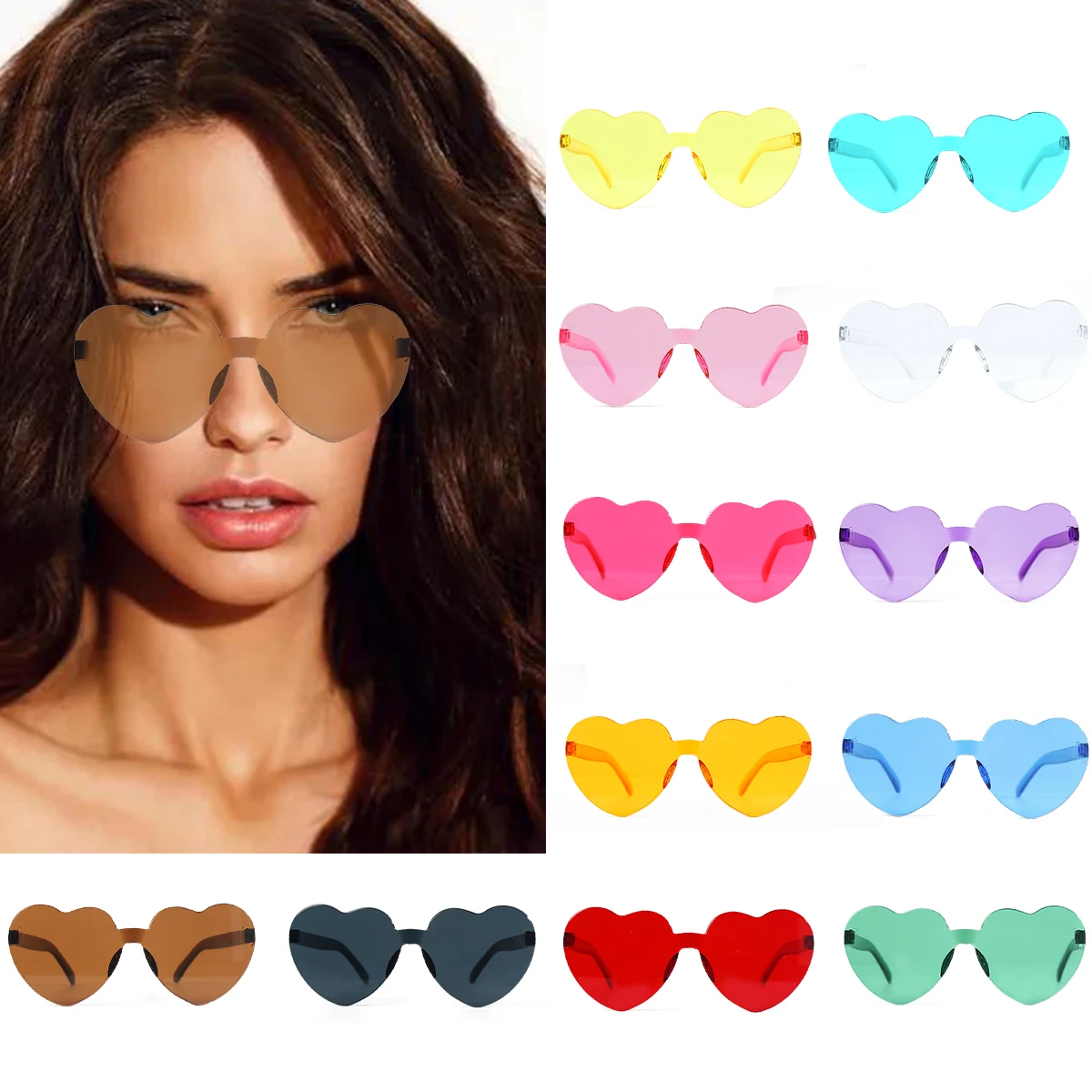 2 шт./компл. Гавайские солнцезащитные очки для вечеринки в стиле фламинго