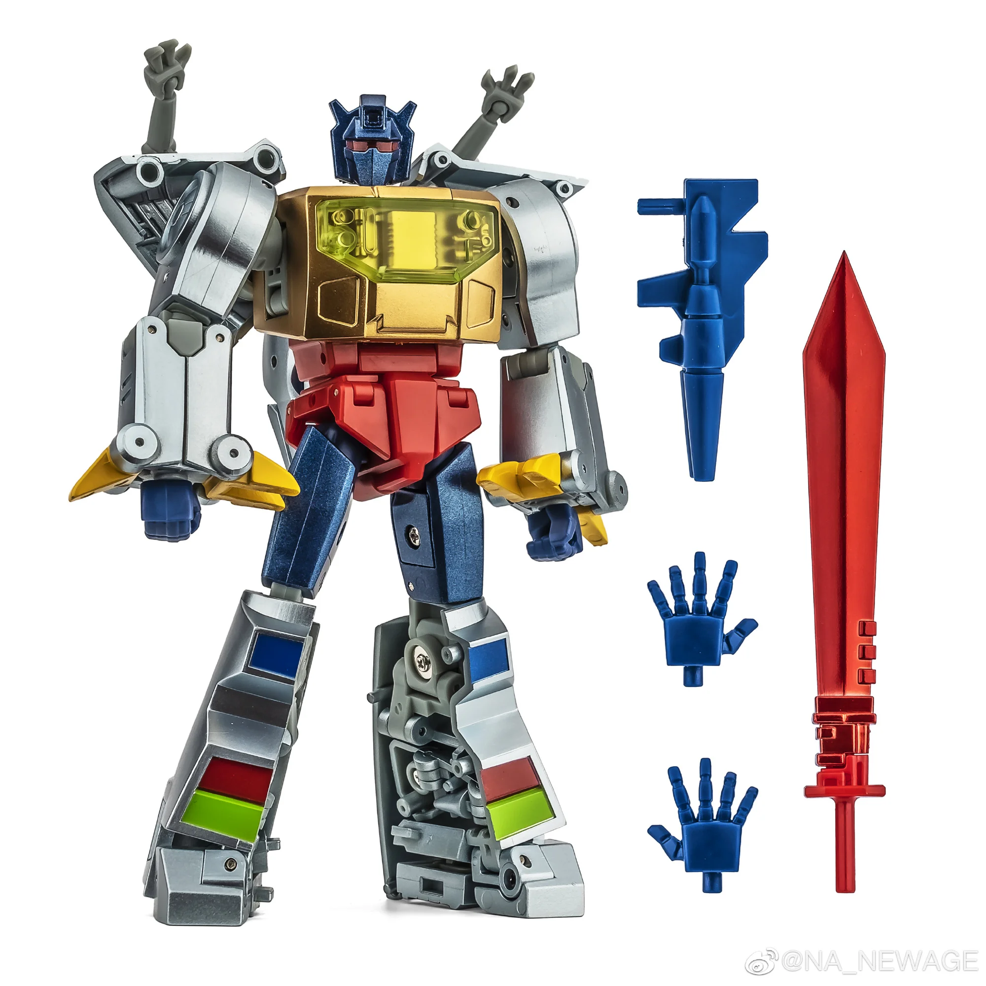 

Transformation Toy NEWAGE NA H44C Yuanzu Grimlock Ymir Great King Comic Color Robot Dinosaur Model Kids Gifts in Stock