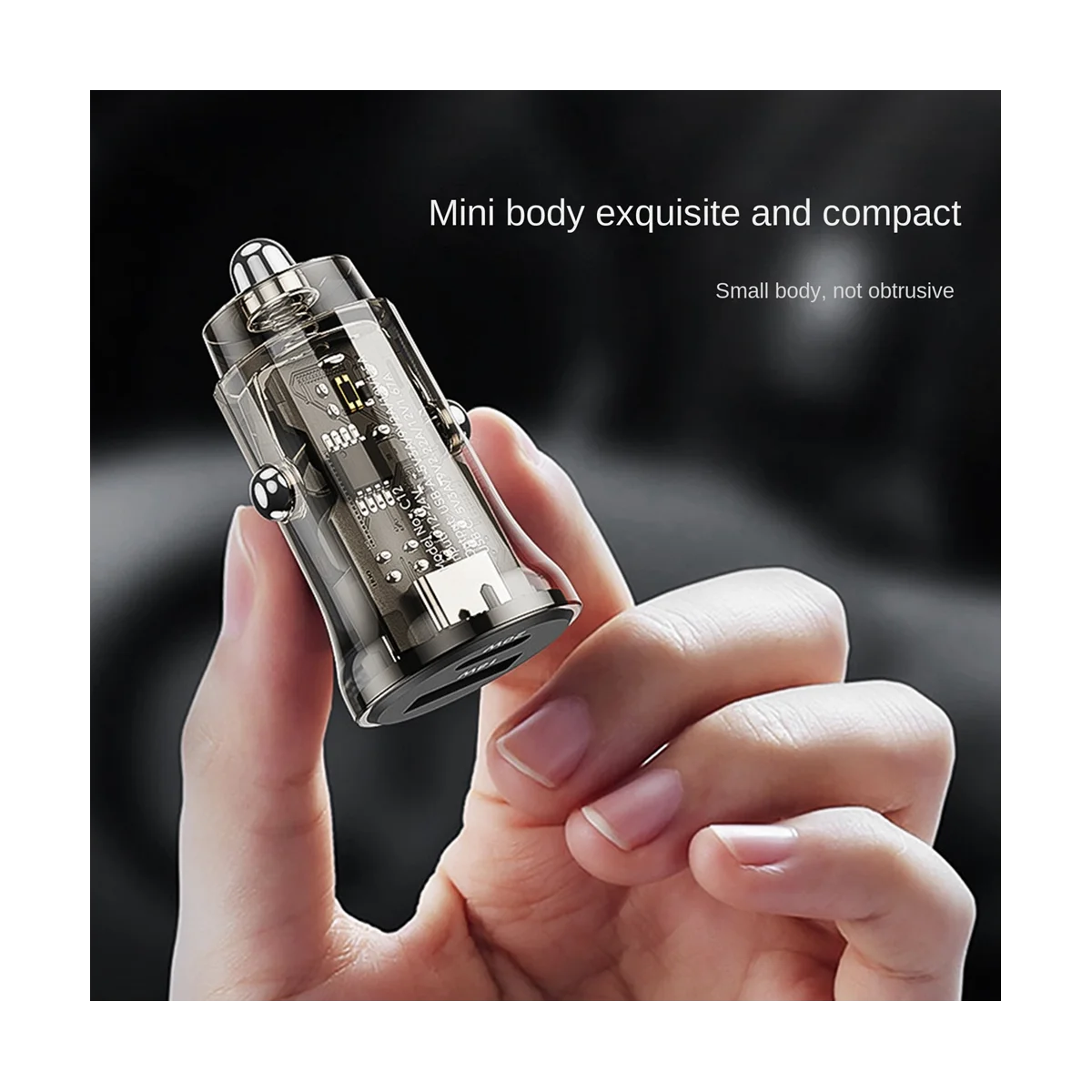 Автомобильное зарядное устройство с двумя USB-портами а