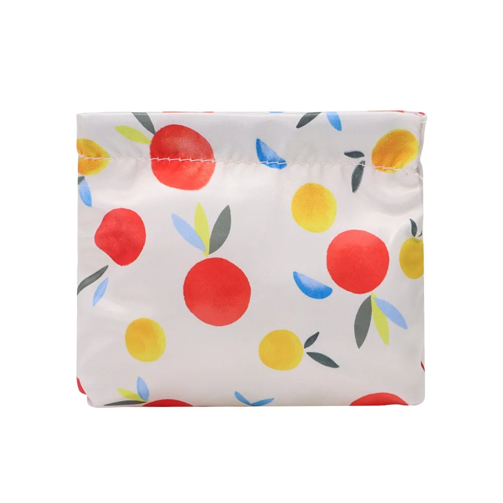 

Хлопковая косметичка с автоматической застежкой