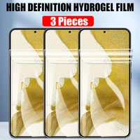 3pcs for samsung s22 s21 s20 ultra plus fe screen protector for a52 a32 a12 a72 note 20 ultra 10 s10 lite s10e 5g hydrogel film