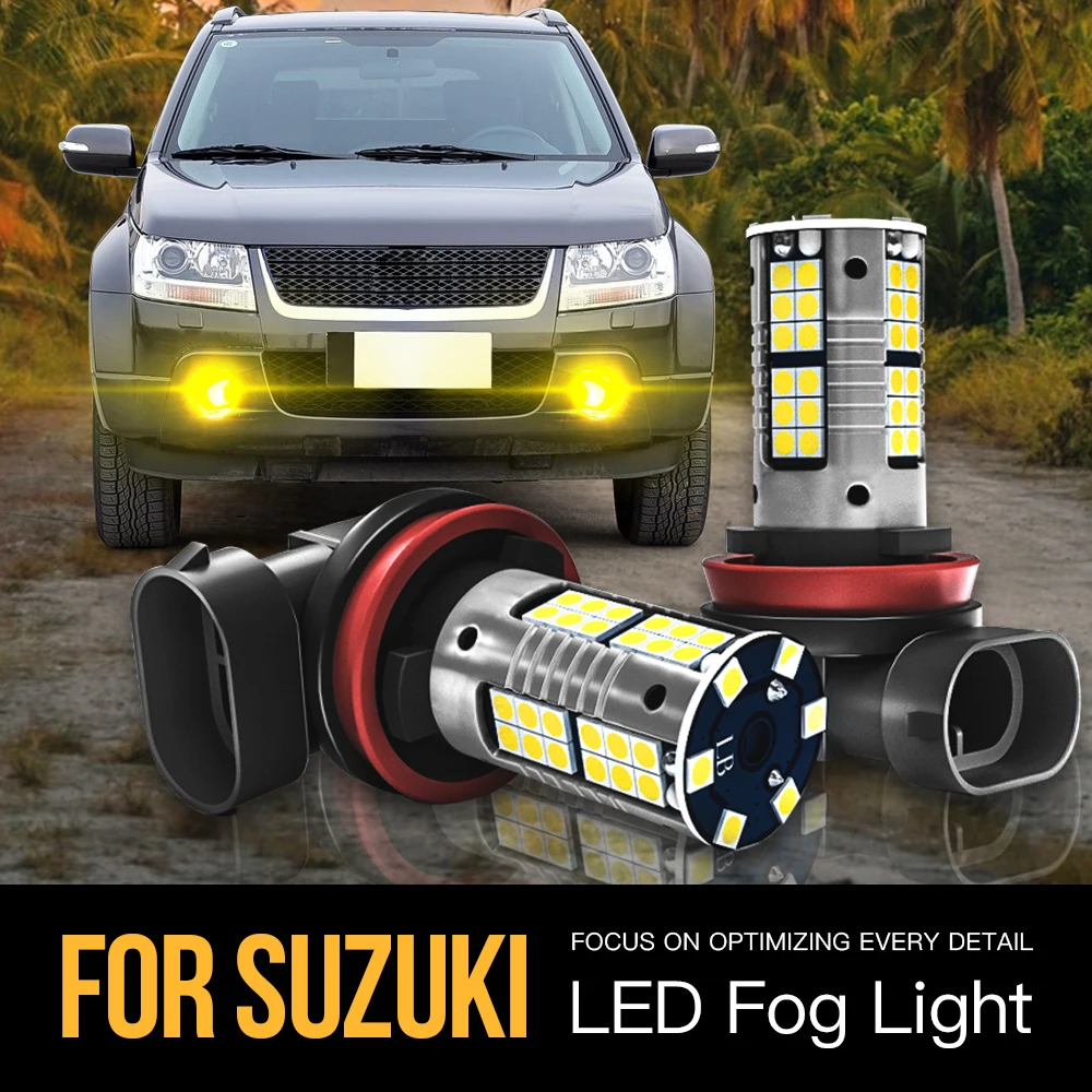 

2pcs H8 H11 H16 Canbus Error Free LED Fog Light Lamp Blub For Suzuki Alto Baleno Celerio Grand Vitara Ignis Jimny Kizashi Swift