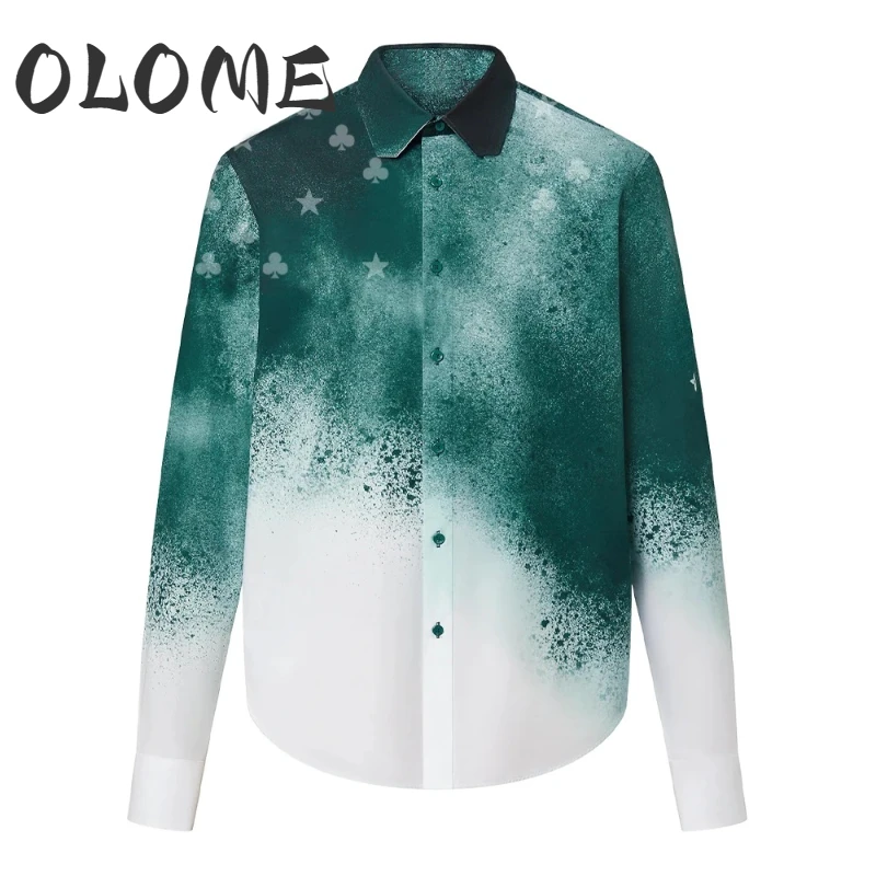 

Женская блузка на пуговицах, Длинная Элегантная офисная блузка с отложным воротником, весна-лето 2023