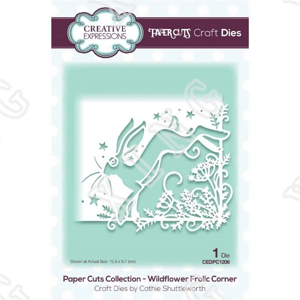 

Newest Scrapbook Deco Embossing Template Wildflower Frolic Corner Craft Metal Cutting Dies Diy Gift Card Handmade Reusable Molds