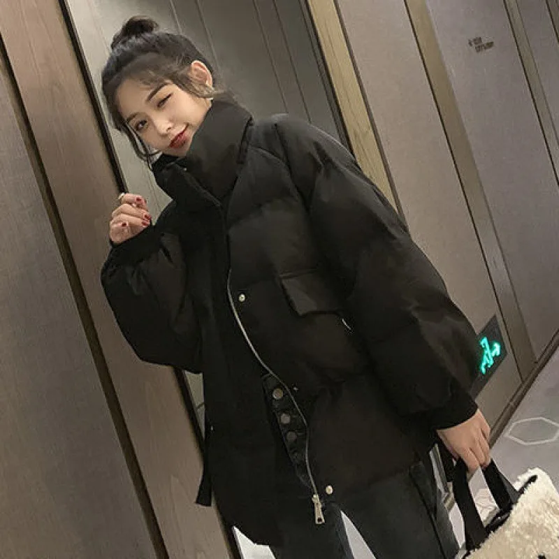 Autumn  Winter  Parkas Cotton Padded Jacket Women's Short Fashion Korean Fashion Coat Girls' Padded Jacket Women  Preppy Style