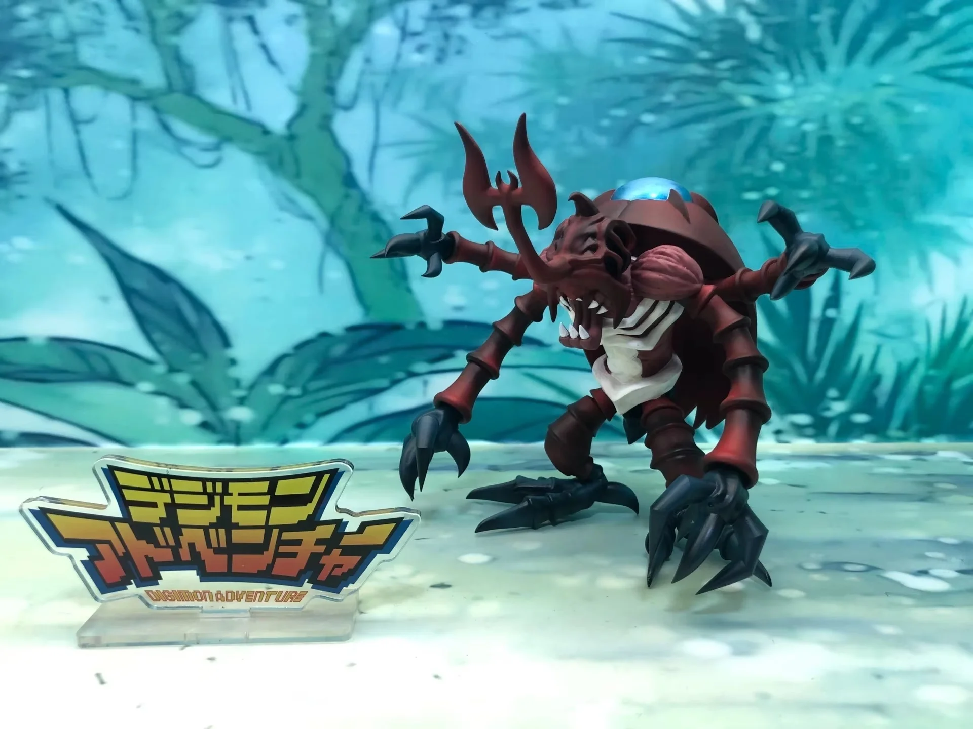 Фото Модель для кастомизации 16 см: Атлур Кабутеримон, игрушка-модель Digimon Adventure, GK-модель, кастомизация Геракл Кабутеримон №3