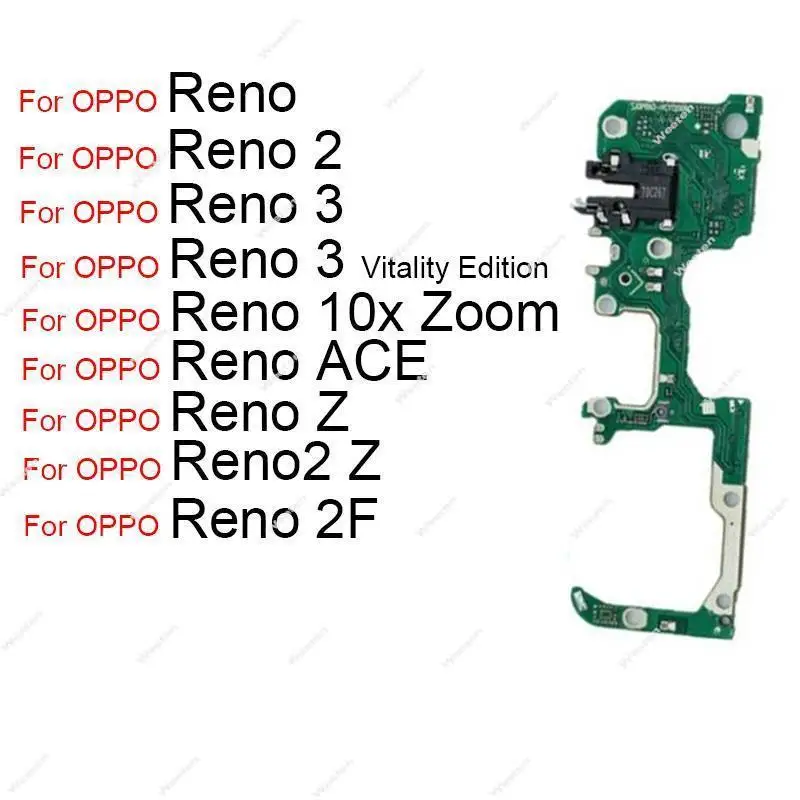 Гибкий кабель микрофона для OPPO Reno 2 3 Reno Z 2Z 2F ACE 10x Zoom микрофон SIM аудио Плата запасные части