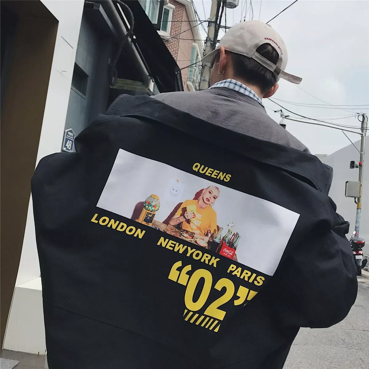 

New2022 Street Hip Hop Baseball Uniform Lovers Jacket Korean Trend Cargo Techwear Jacket Men Women Unique Campus Cool Wear Tops
