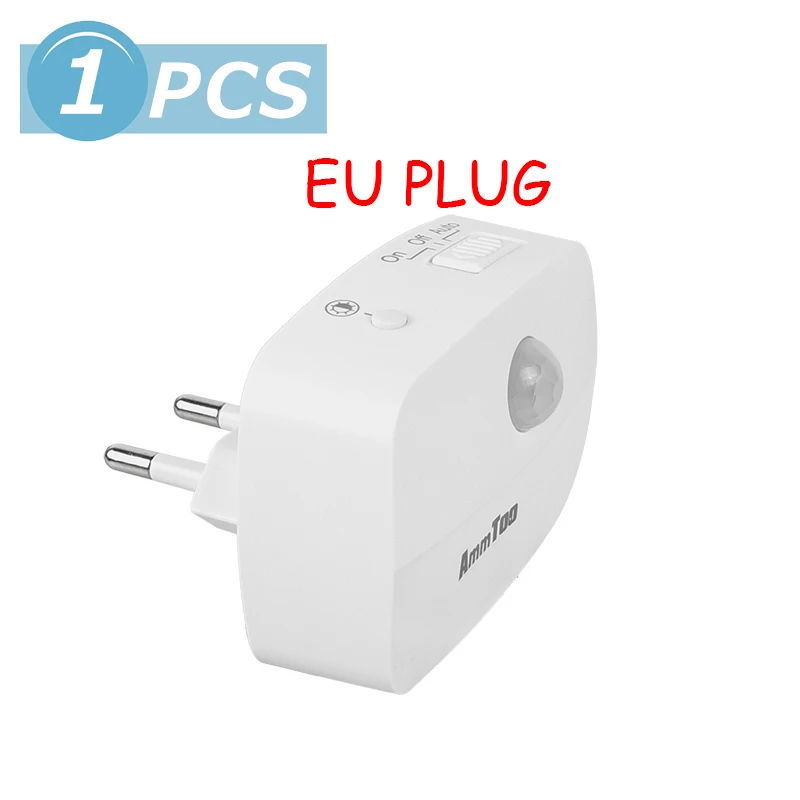 

LED ночник с датчиком движения, теплый/холодный белый, ABS+PC, 220В