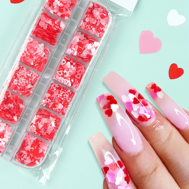 

Colorful Nail Art Decoration Diy Manicure Sequins Professional Nail Accessories For Women Girls Beauty Makeup Nail Art Decoratio