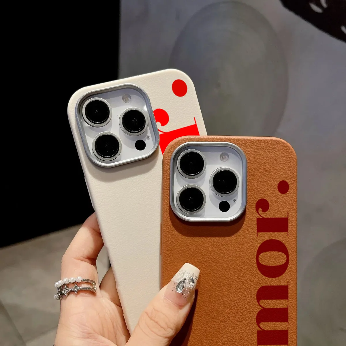 Фото Красный чехол для телефона с художественным узором личи для iPhone 17 16 Pro Max Air 15 14 13 12 11 XS X XR 7 8 Plus 16e SE Soft Cover №4