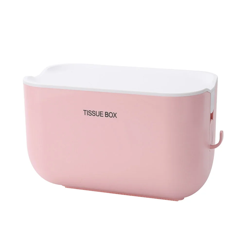 

Многофункциональный настенный пластиковый держатель для салфеток в ванную комнату с крючком, Бытовые аксессуары для ванной и кухни