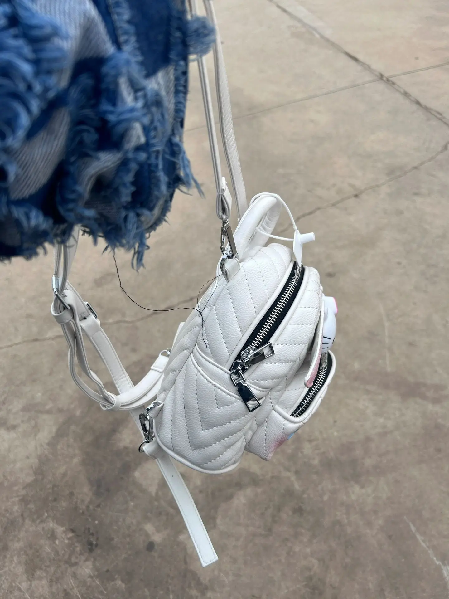 Original Designer Brand Mochila Desenho Animado HelloKitty Tie-dye Backpack Mini Shoulder Bag for Women Hot Selling